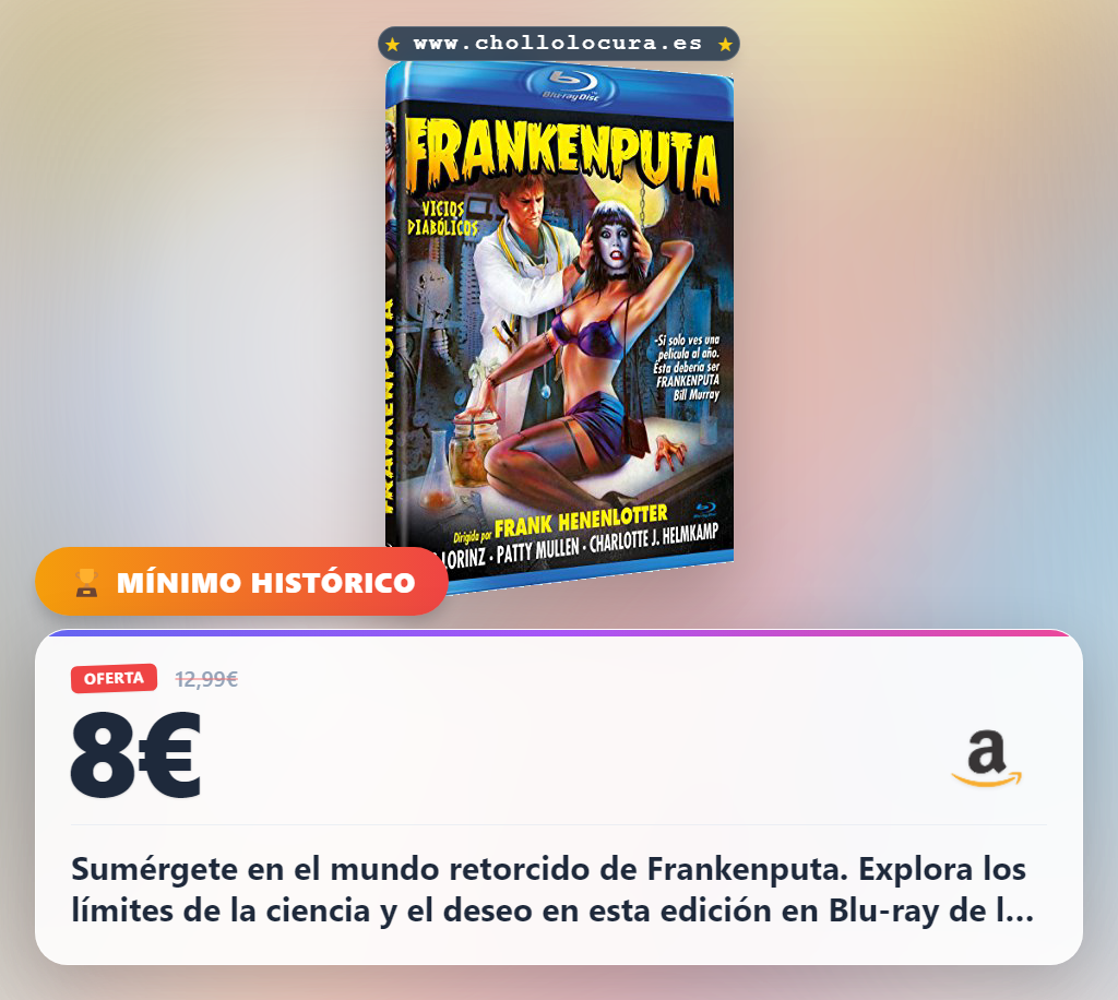 Frankenputa - Descubre el Lado Oscuro de la Ciencia y la Pasión en esta Edición en Blu-ray