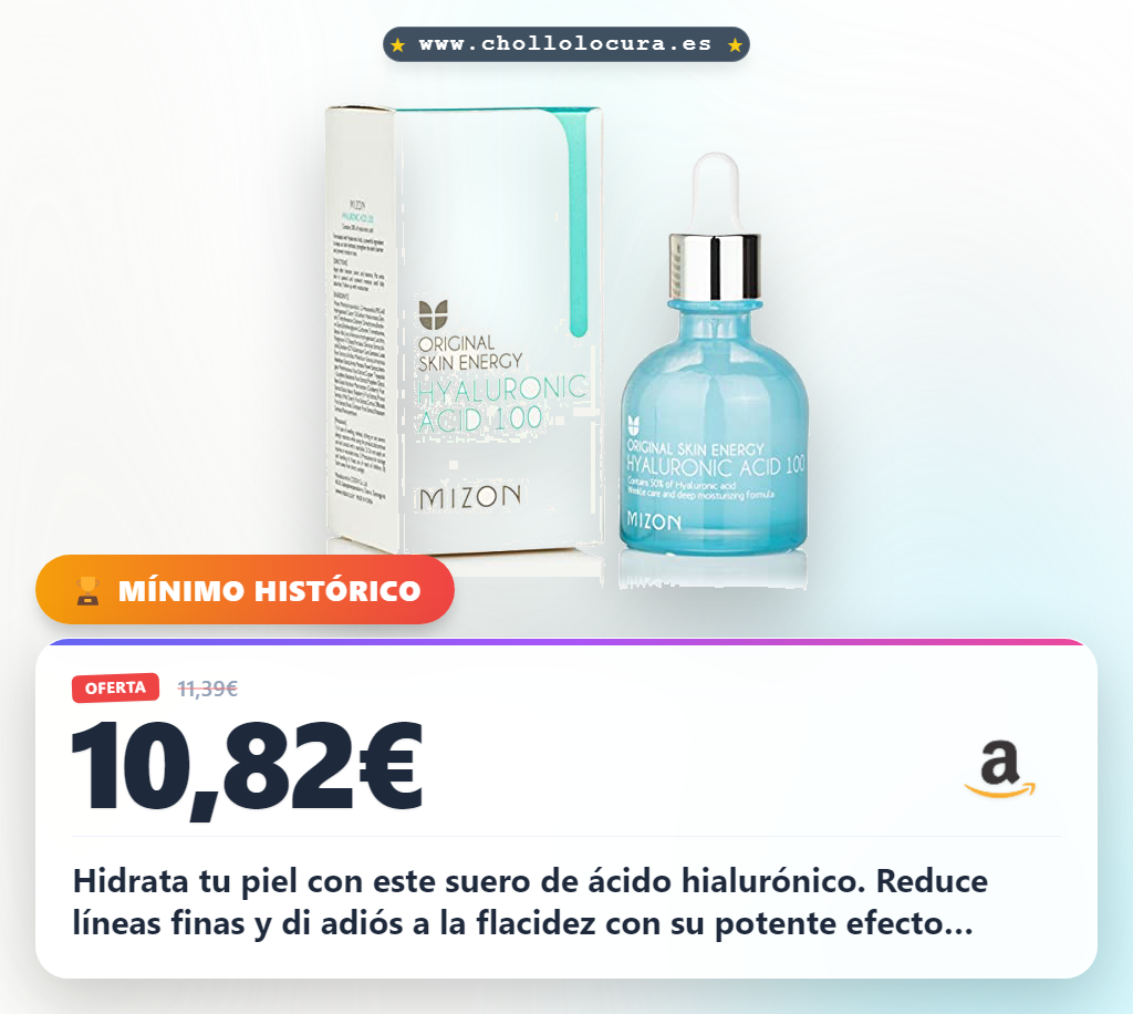 Aprovecha el suero coreano de ácido hialurónico para combatir arrugas. Hidratación profunda y elasticidad.