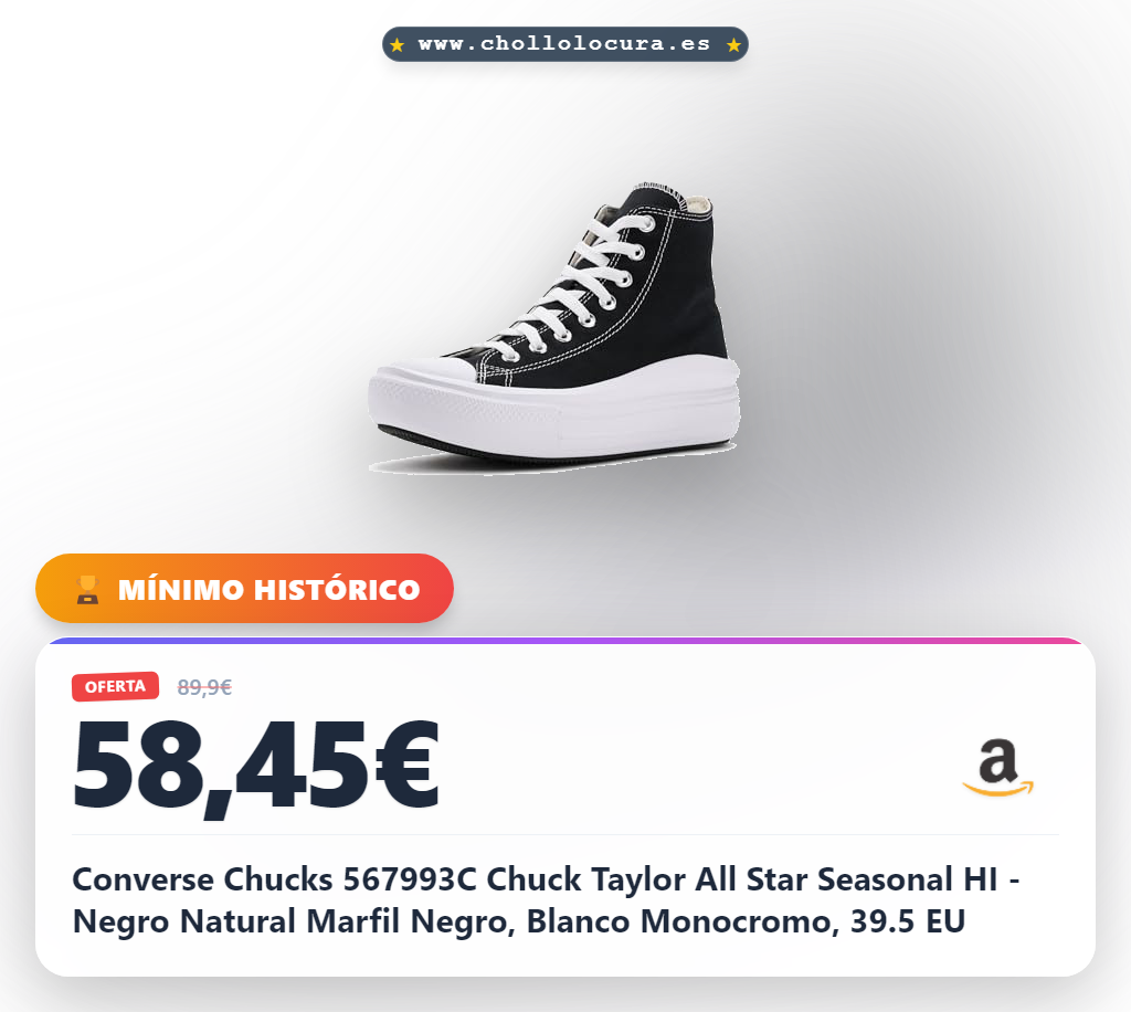 Disfruta de las zapatillas Converse Chuck Taylor All Star Seasonal HI en lona al mejor precio