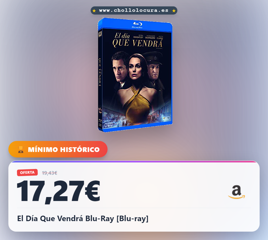 El Día Que Vendrá Blu-Ray [Blu-ray]