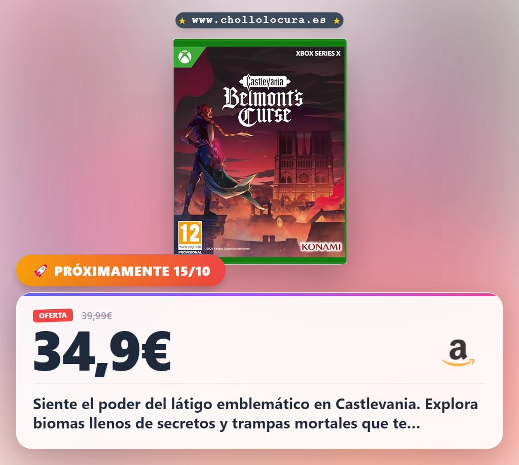 Aprovecha Castlevania Belmont's Curse para disfrutar del látigo emblemático y nuevos secretos en Xbox