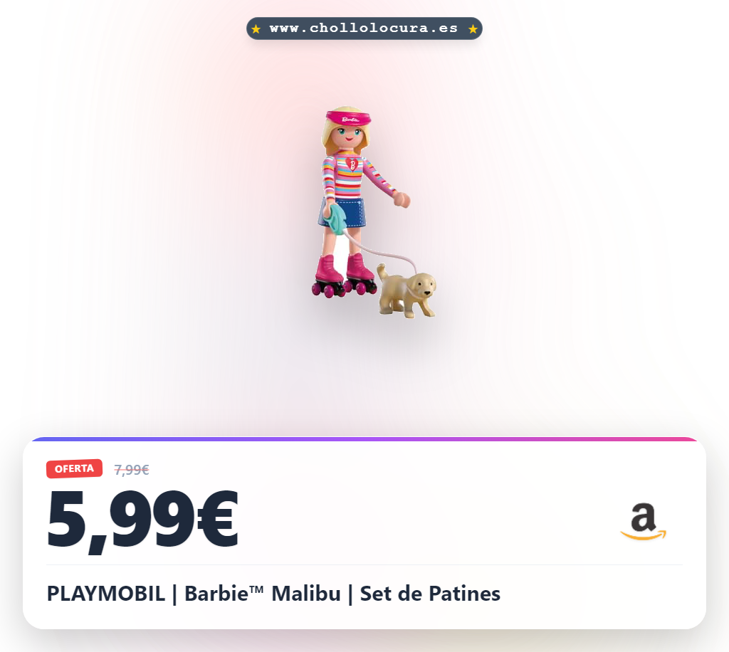 PLAYMOBIL | Barbie™ Malibu | Set de Patines
