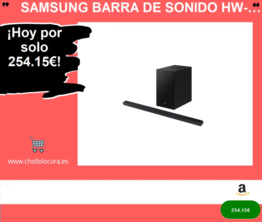 Barra de Sonido Samsung HW-S700D: Diseño Ultra Slim, Dolby Atmos Inalámbrico y Sonido Envolvente 3.1