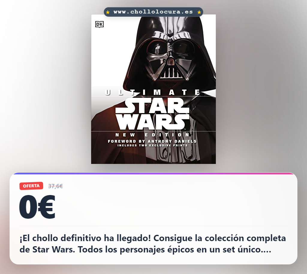 Llévate el Set Ultimate Star Wars: Colección completa de la saga al mejor precio de chollo