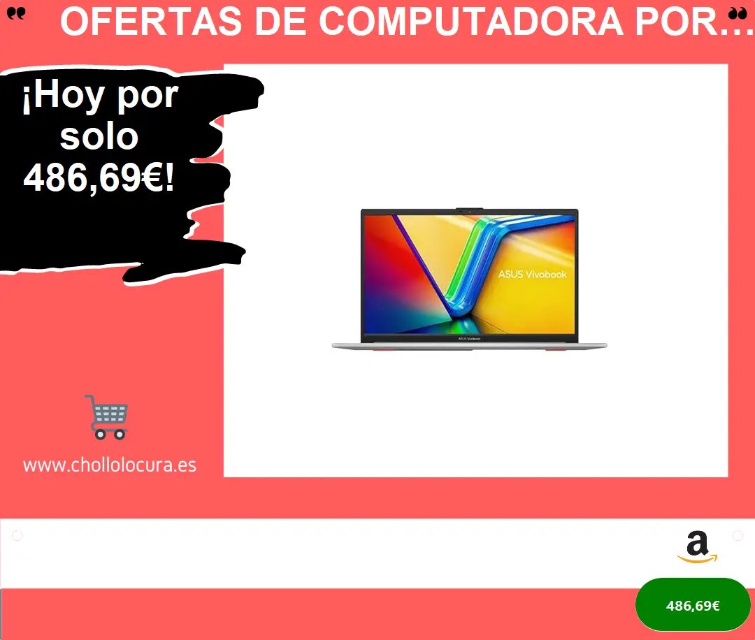 Ofertas de Computadora Portátil: ASUS Vivobook Go E1504FA-NJ641W