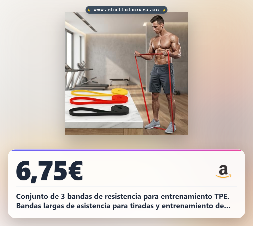 Conjunto de 3 bandas de resistencia para entrenamiento TPE. Bandas largas de asistencia para tiradas y entrenamiento de fuerza, ejercicio y fitness, niveles de 2-29,5 kg para gimnasio en casa, yoga