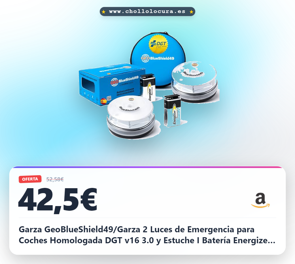 Consigue luces de emergencia homologadas DGT v16 con geolocalización y conectividad IoT al mejor precio