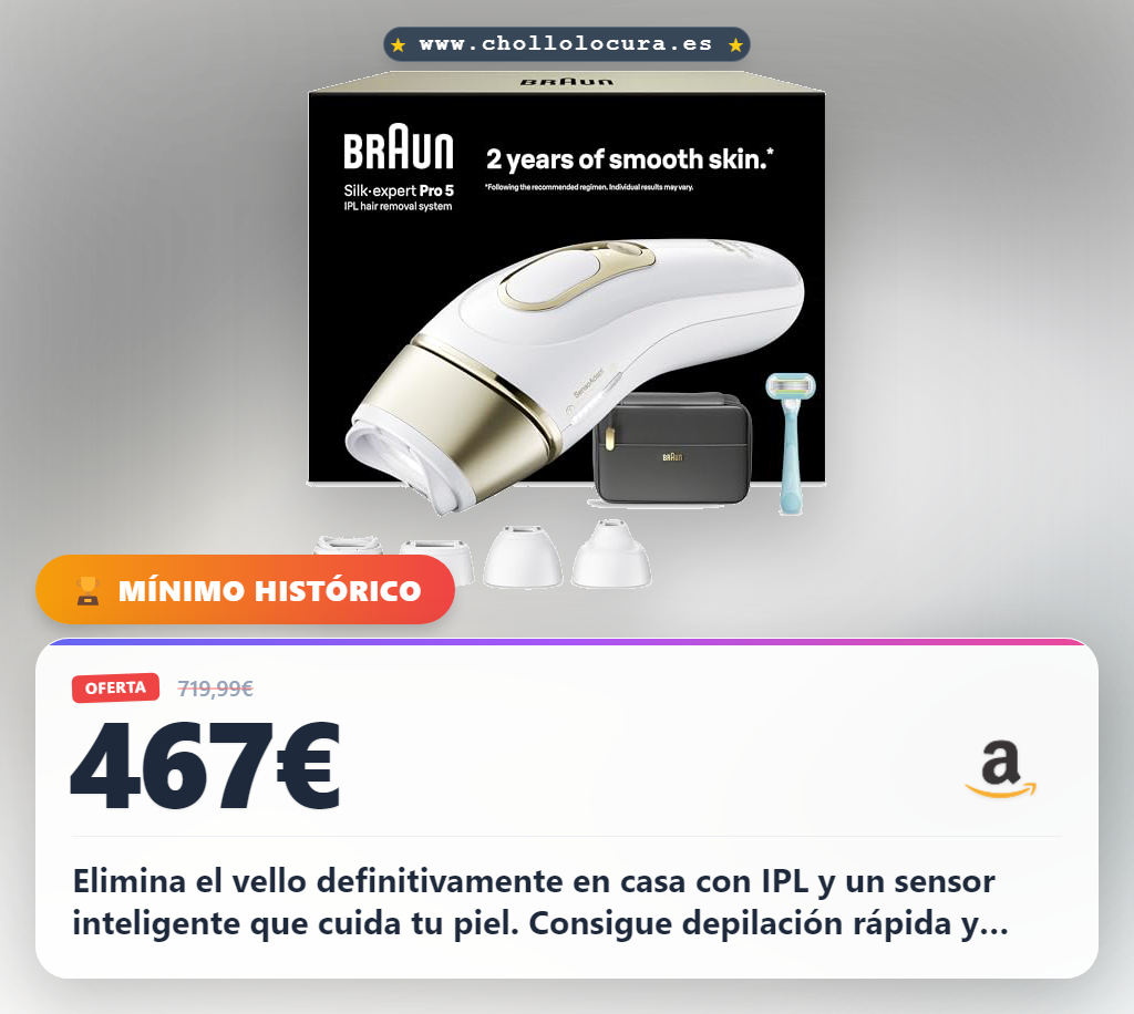 Logra depilación láser permanente en casa con resultados de salón y Smart Flex al mejor precio