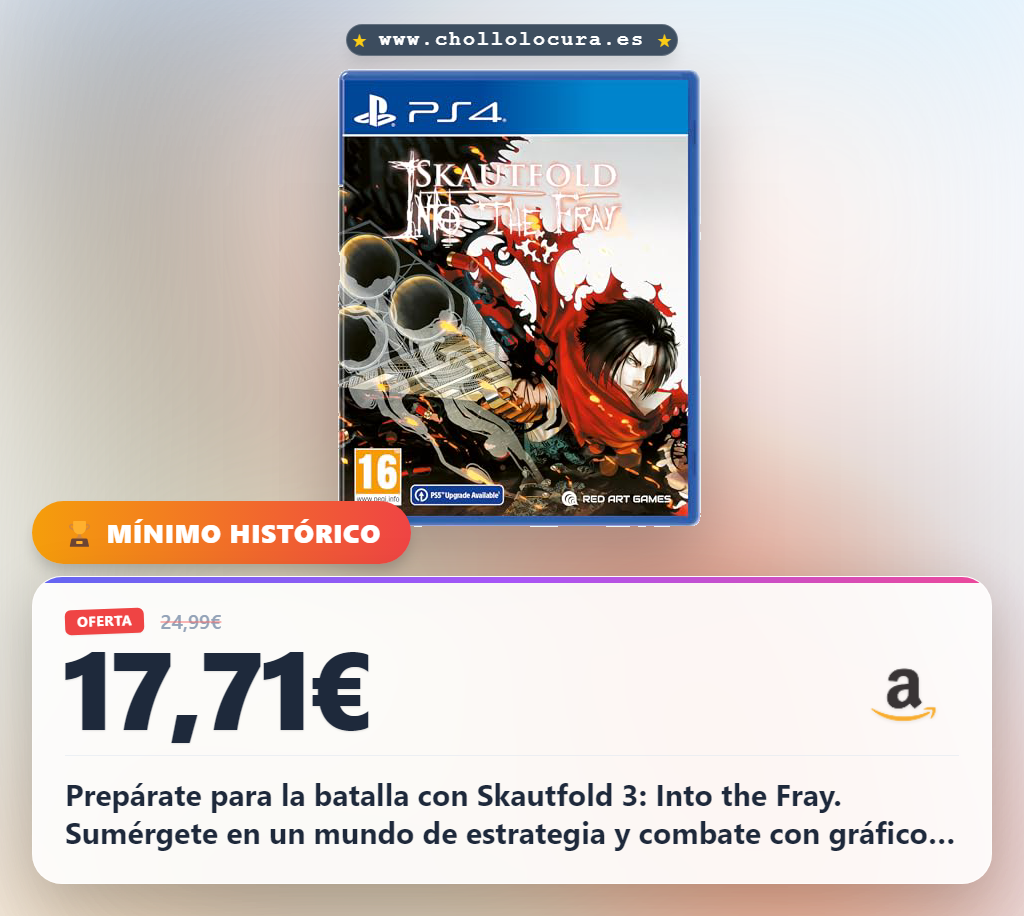 Aprovecha Skautfold 3 Into the Fray para PS4 y vive la acción y estrategia en un mundo de combate épico
