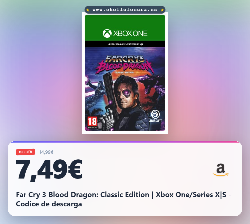 Juega a Far Cry 3 Blood Dragon en Xbox One/Series X|S! ¡Atrévete a cumplir la misión!