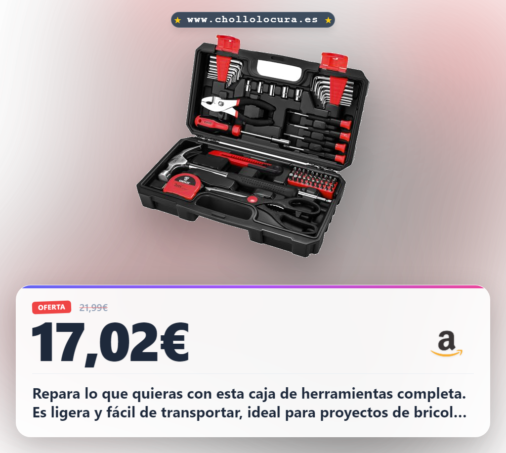 Aprovecha el juego de 62 herramientas manuales pequeñas y portátiles para el hogar y bricolaje.