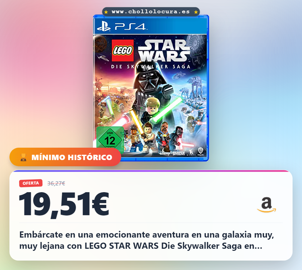 Explora la galaxia con LEGO STAR WARS Die Skywalker Saga en PlayStation 4