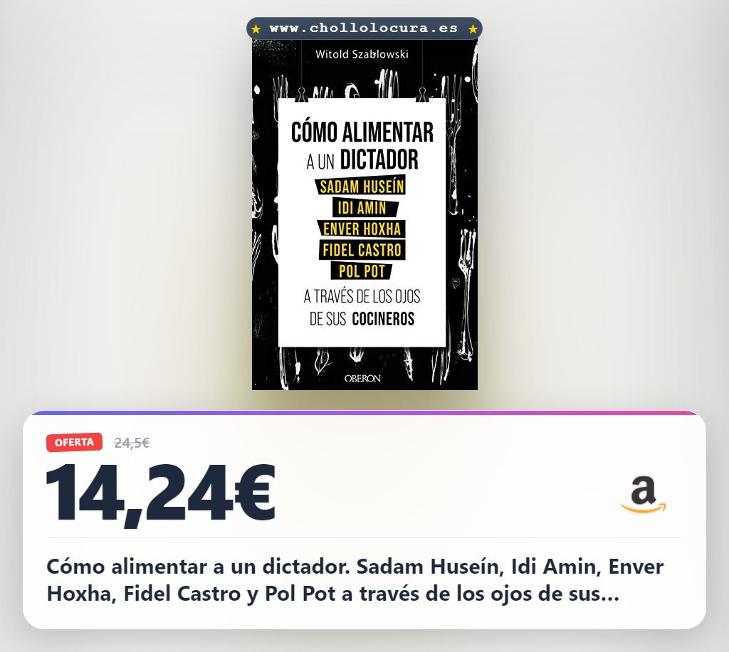 Descubre la verdad oculta detrás de los dictadores. Este libro te lleva a la cocina de sus líderes más controvertidos. Conoce sus vidas y secretos a través de la mirada de sus cocineros. Una perspectiva histórica única que no te puedes perder.