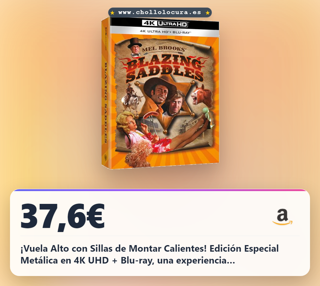 ¡Sillas de montar calientes en 4K UHD + Blu-ray, Edición especial metálica!