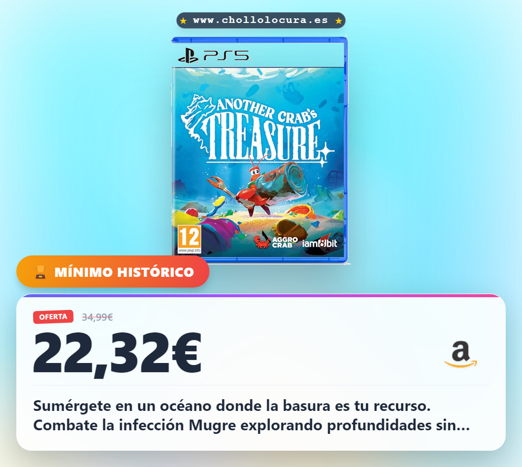 Aprovecha Otro Tesoro del Crustáceo! Edición física con código de descarga a precio de chollo