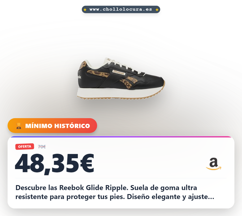 Consigue zapatillas Reebok Glide Ripple para mujer en oferta con suela resistente y soporte