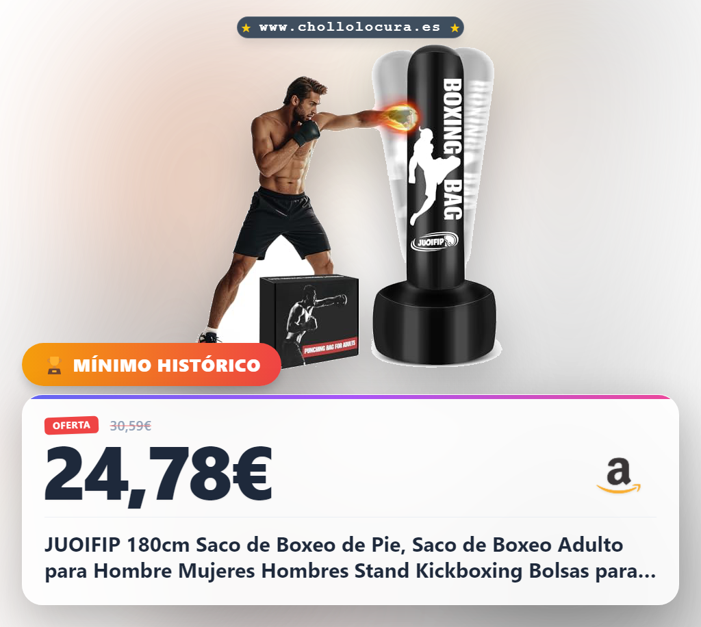 JUOIFIP 180cm Saco de Boxeo de Pie, Saco de Boxeo Adulto para Hombre Mujeres Hombres Stand Kickboxing Bolsas para Entrenamiento, Artes Marciales Mixtas, MMA Muay Thai Fitness Principiantes