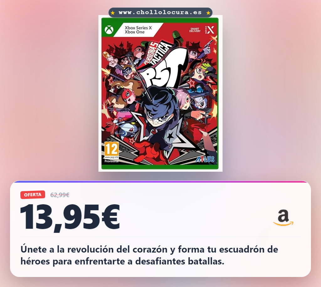 Vive una Épica Aventura en Persona 5 Tactica para Xbox Series