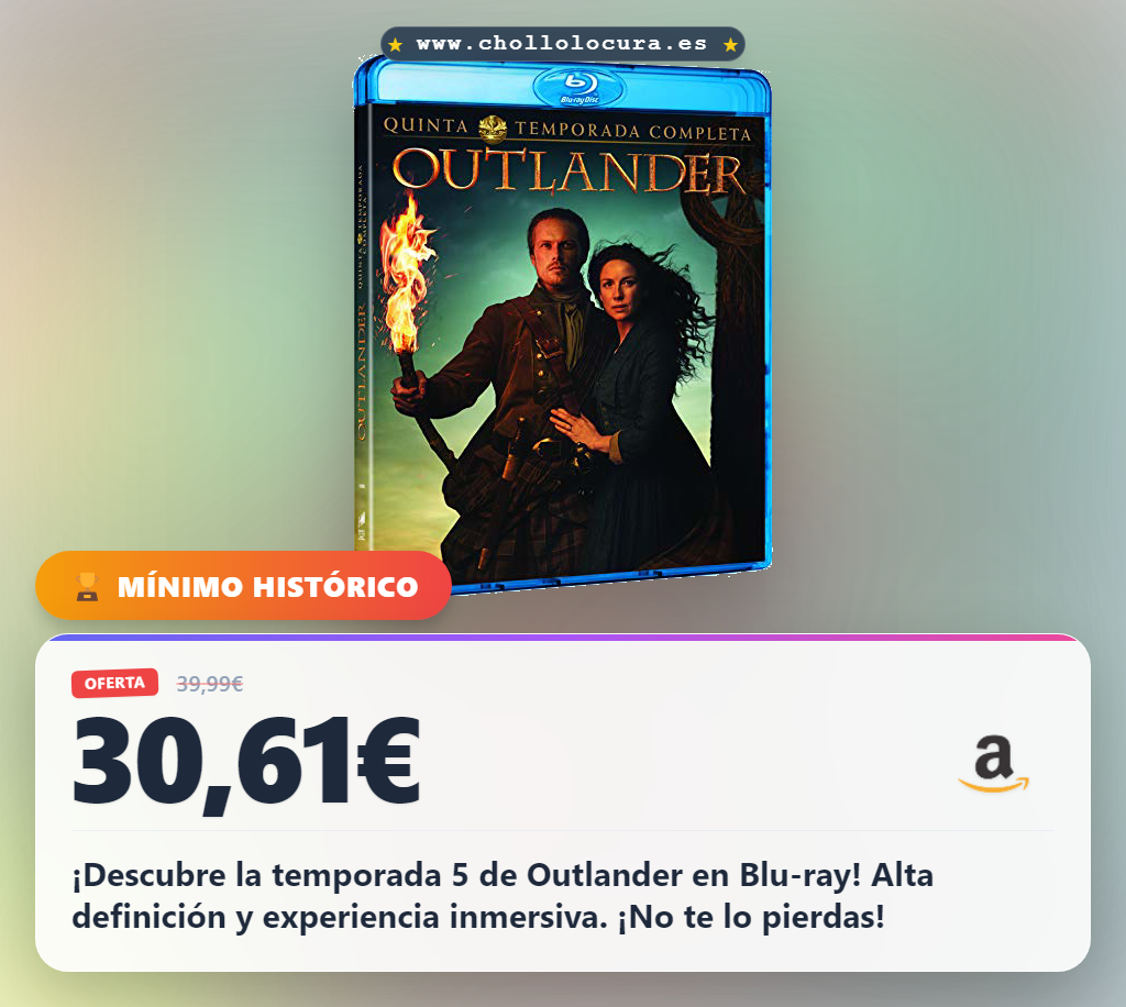 ¡Oferta! Outlander Temporada 5 Blu-ray: Descubre la mejor calidad