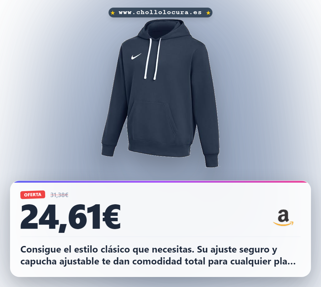 Adquiere el hoodie NIKE M NK PARK26 FLC PO. Capucha ajustable y bolsillo canguro. Perfecto para deporte y ocio.