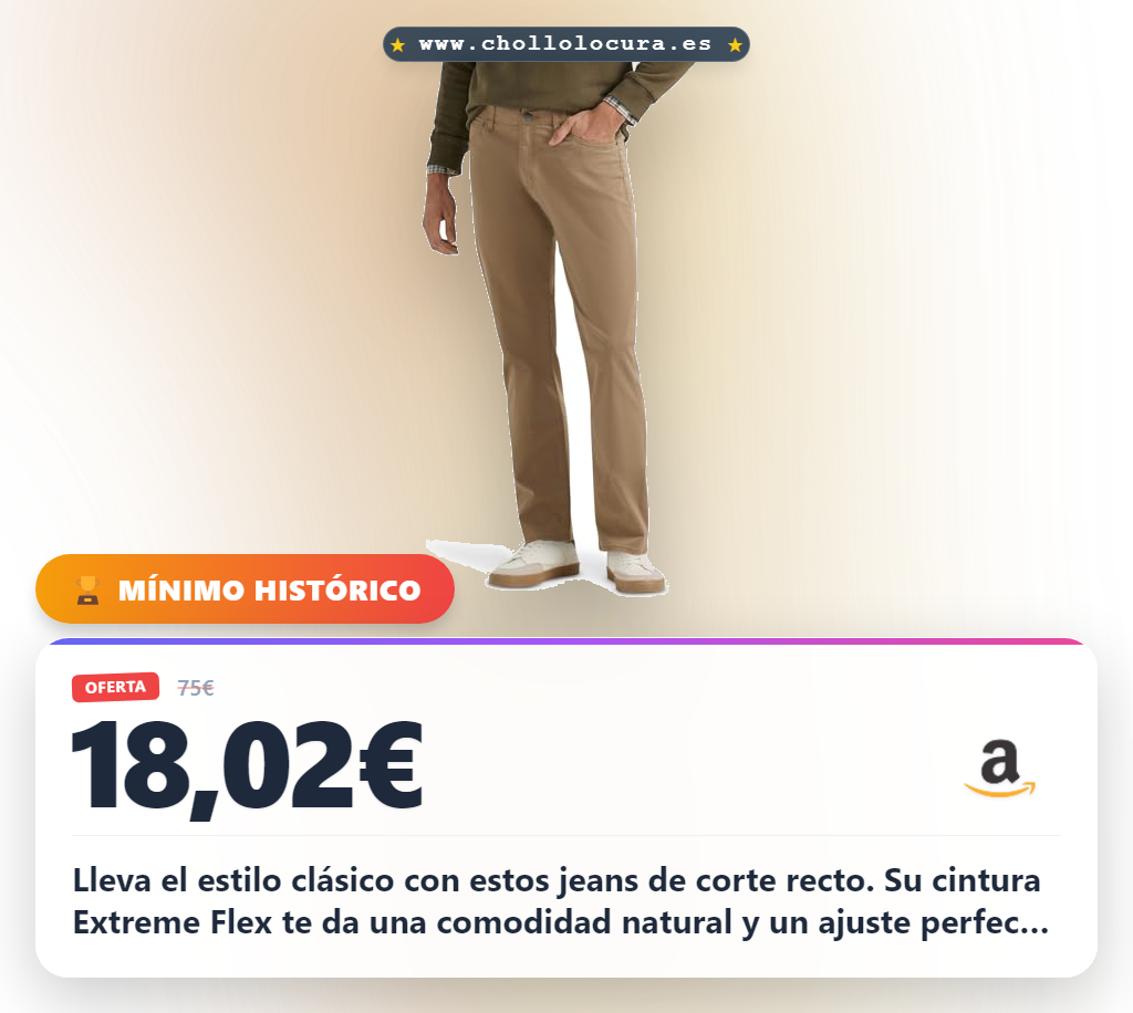 Aprovecha los Lee Jeans de corte recto Extreme Motion para hombre. Consigue ajuste perfecto y estilo clásico al mejor precio.