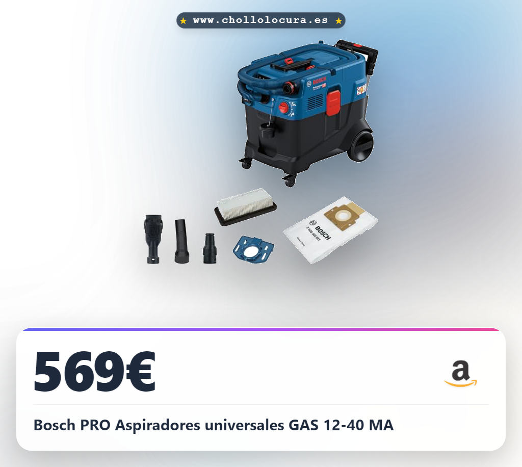 Bosch PRO Aspiradores universales GAS 12-40 MA