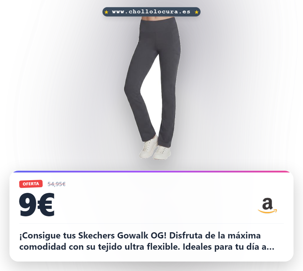Obtén los pantalones Skechers Gowalk Pant OG Petite talla XS en color Asphalt al mejor precio