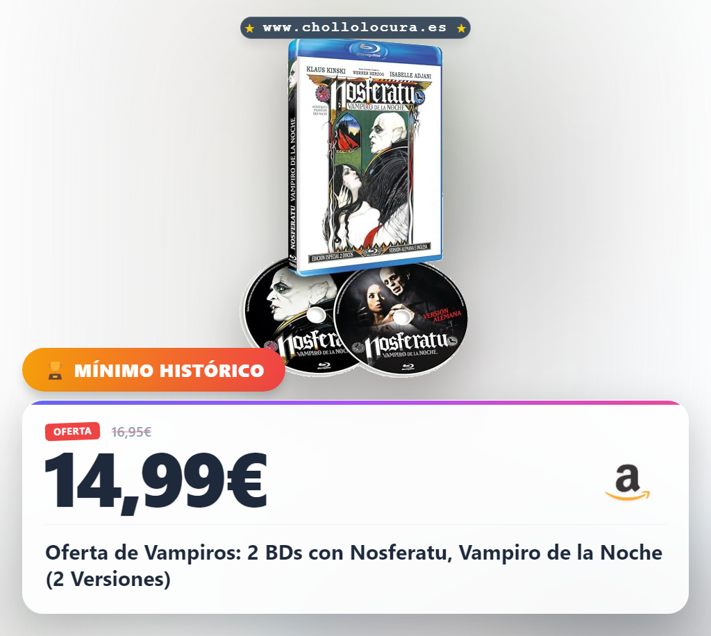 research Nosferatu, Vampiro de la Noche (2 BDs) 2 Versiones Inglesa y Alemana