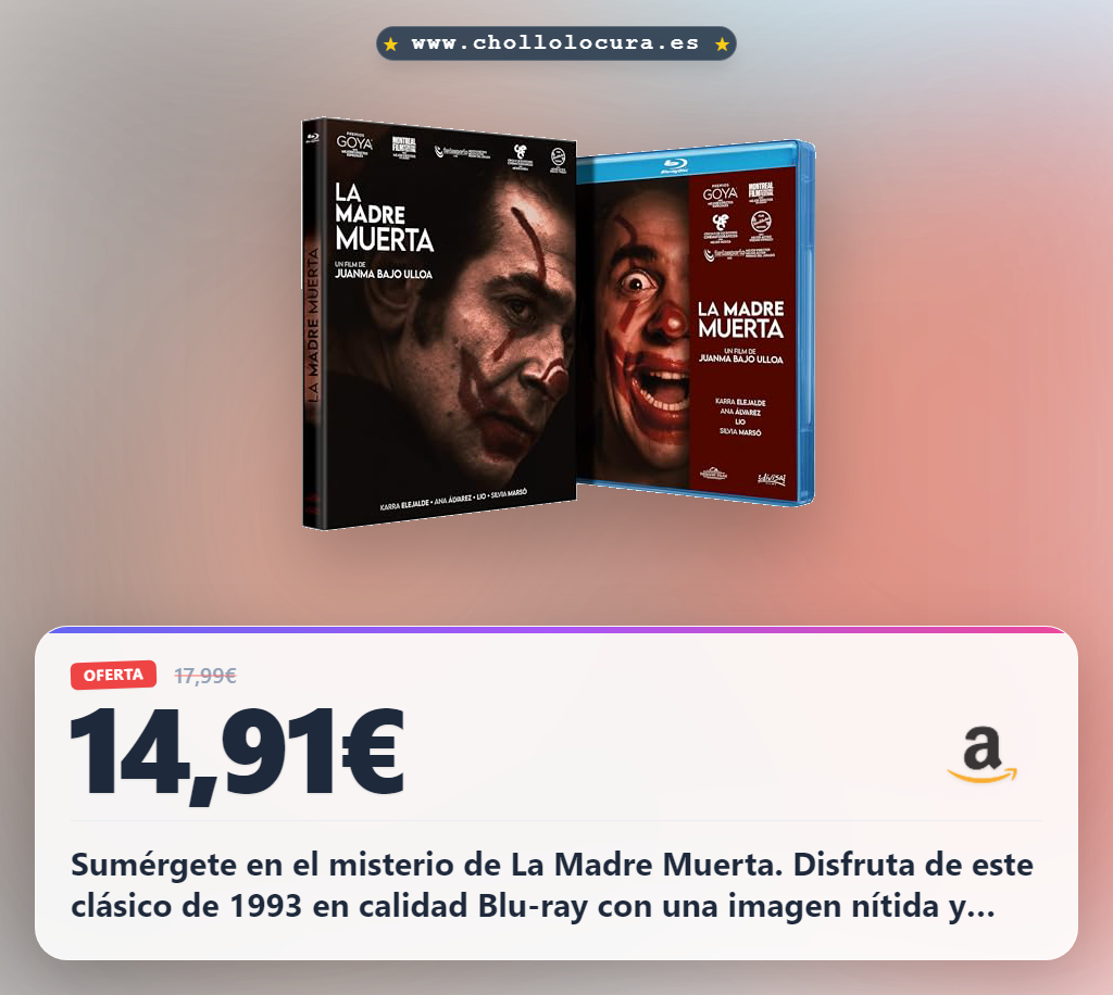 Aprovecha La Madre Muerta 1993 en Blu-ray, la película que debes ver al mejor precio en oferta histórica al instante.