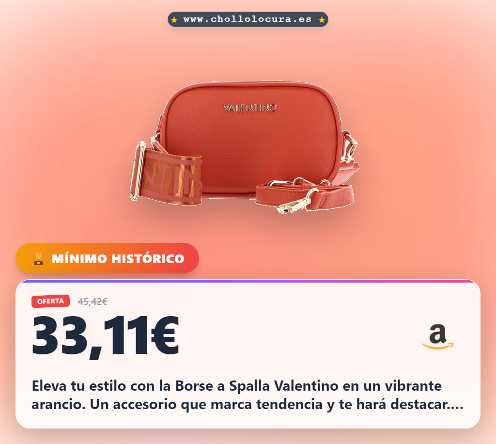 Adquiere la Borse a Spalla Valentino 7UE-MIRAMAR ARANCIO TALLA ÚNICA MUJER en oferta histórica