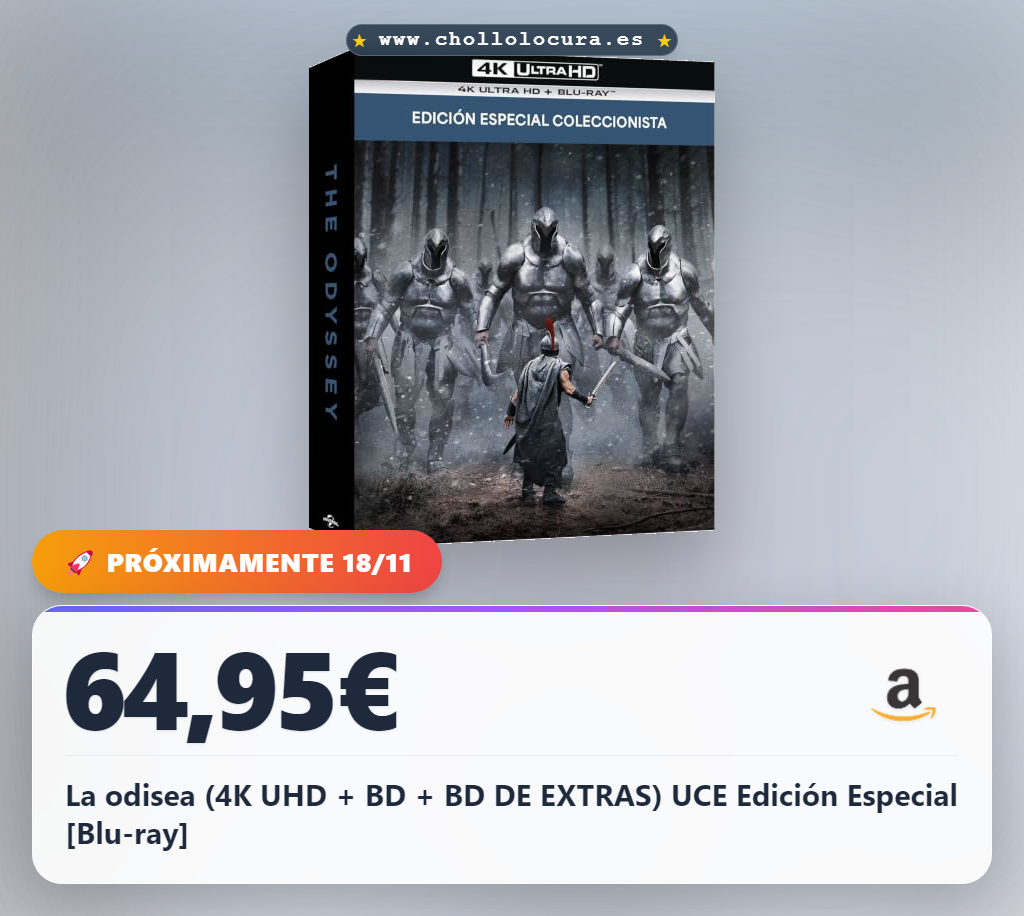 La odisea (4K UHD + BD + BD DE EXTRAS) UCE Edición Especial [Blu-ray]