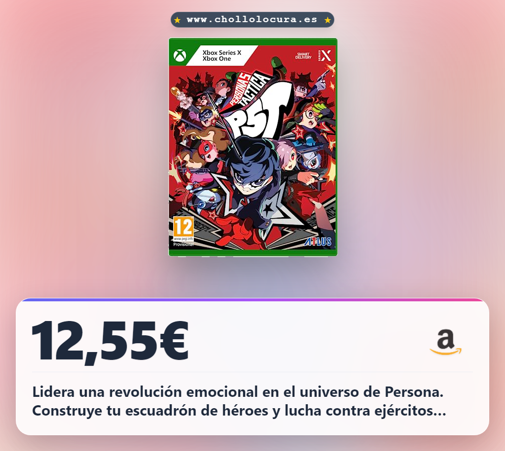 Aprovecha Persona 5 Tactics para Xbox Series X/One con combates por turnos y Personas en oferta histórica