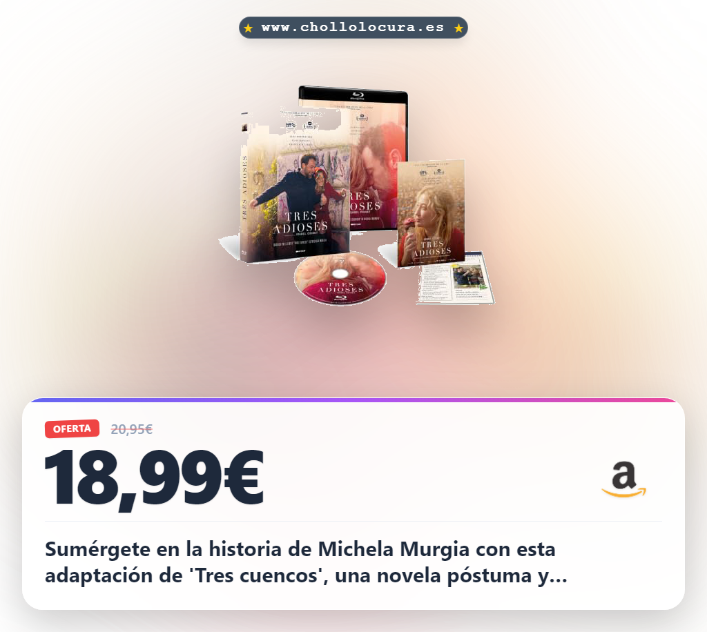 Consigue Tres adioses Blu-ray adaptación de Tres cuencos de Michela Murgia al mejor precio