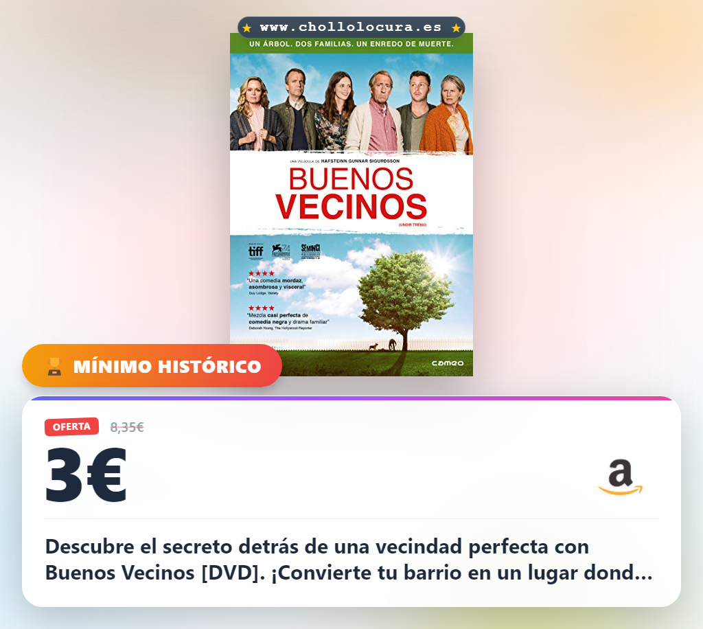 Descubre el secreto de una vecindad perfecta con Buenos Vecinos [DVD]. Convierte tu barrio en un hogar acogedor.