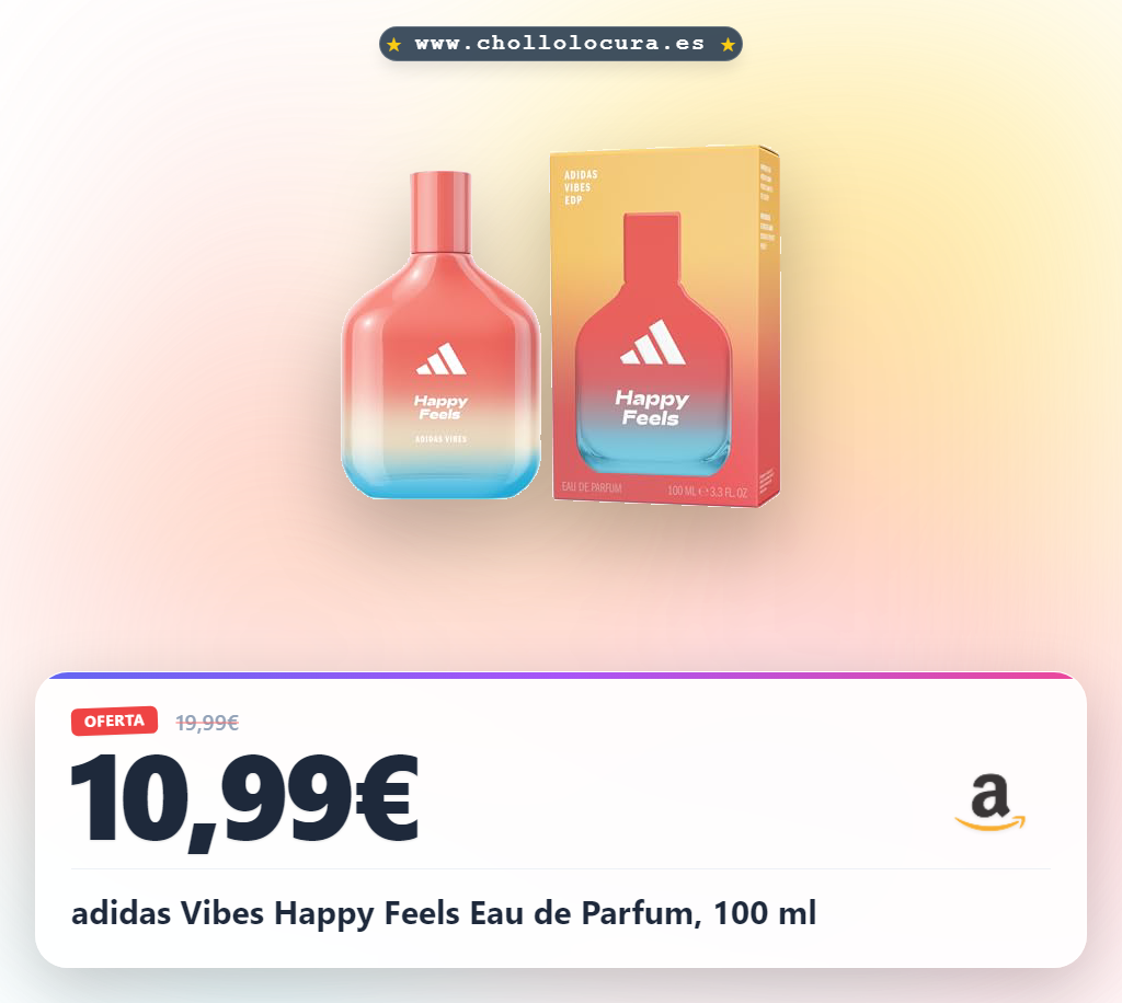 adidas Vibes Happy Feels Eau de Parfum, 100 ml