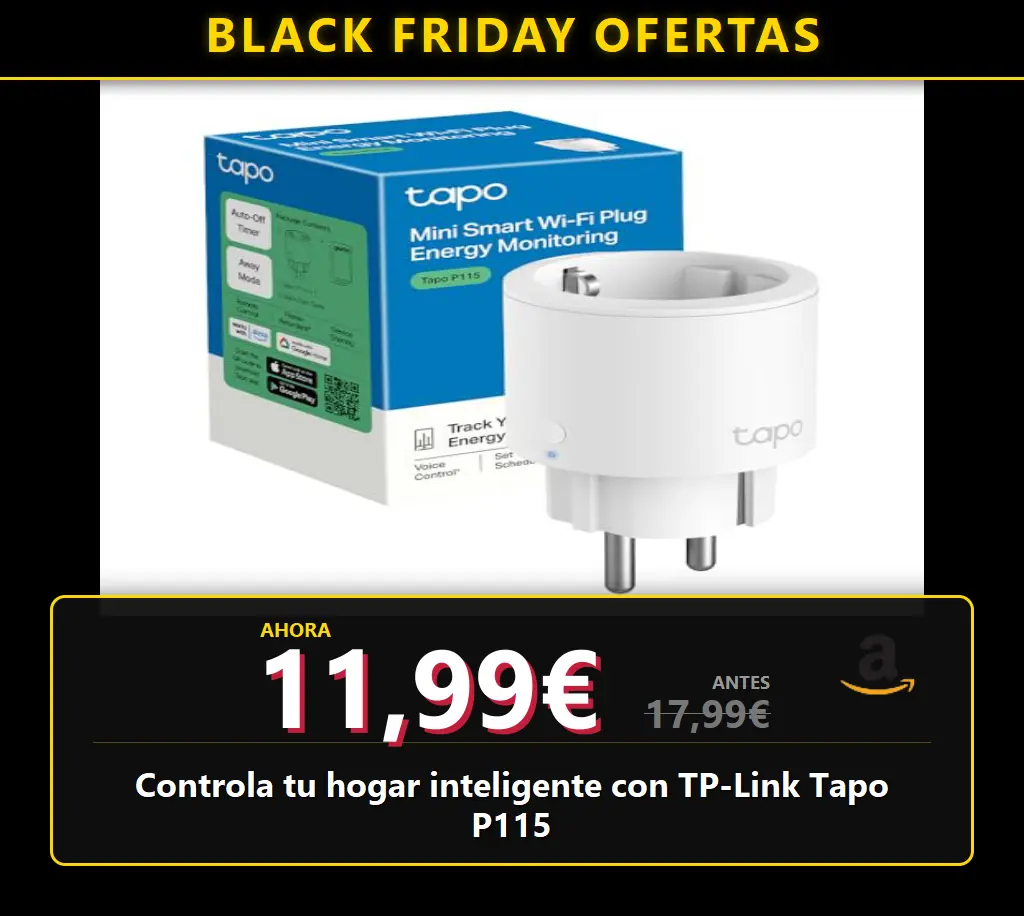 Controla tu hogar inteligente con TP-Link Tapo P115