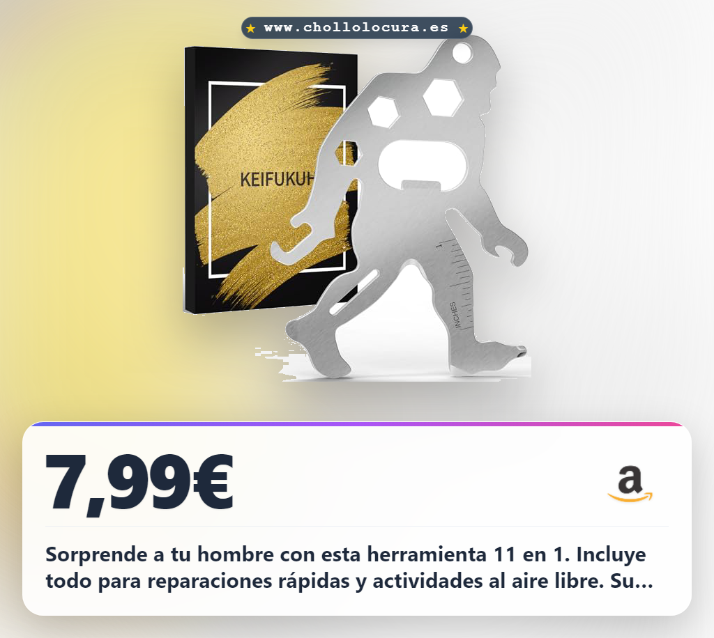 Aprovecha este Multiherramientas 11 en 1 para el Día del Padre al mejor precio de oferta histórica