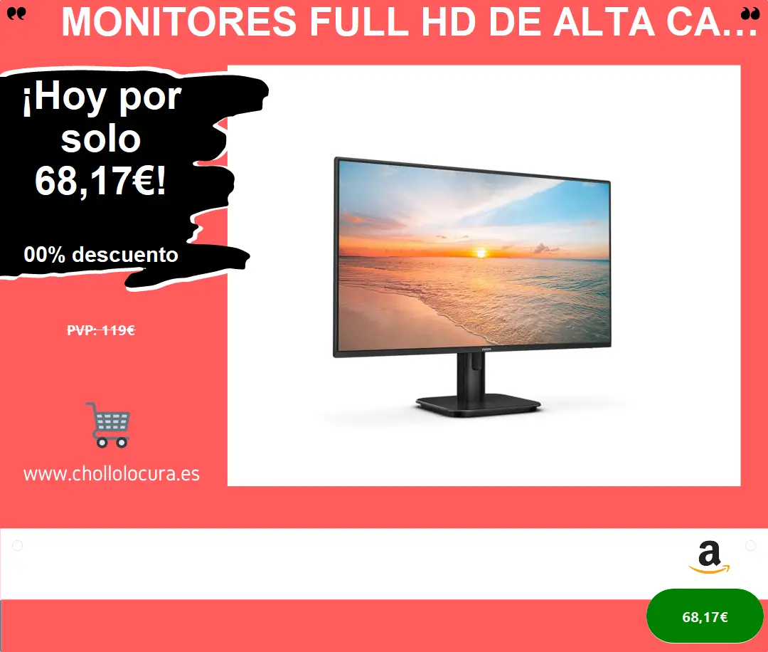 Monitores Full HD de Alta Calidad para una Experiencia Visual Sin Compromisos
