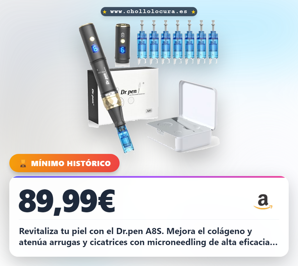 Aprovecha la Dr.pen Ultima A8S para mejorar arrugas y cicatrices con microneedling profesional