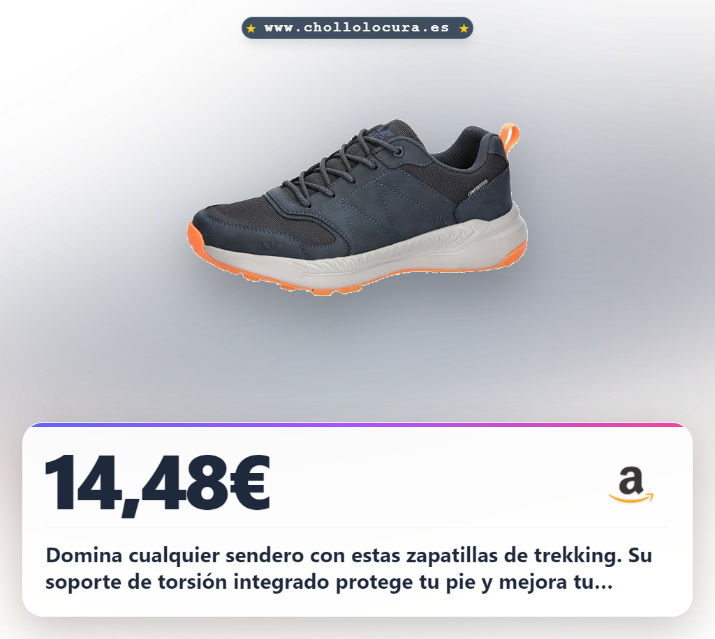 Aprovecha las zapatillas de trekking Lico Howard para hombre con soporte ortopédico y suela antideslizante al mejor precio