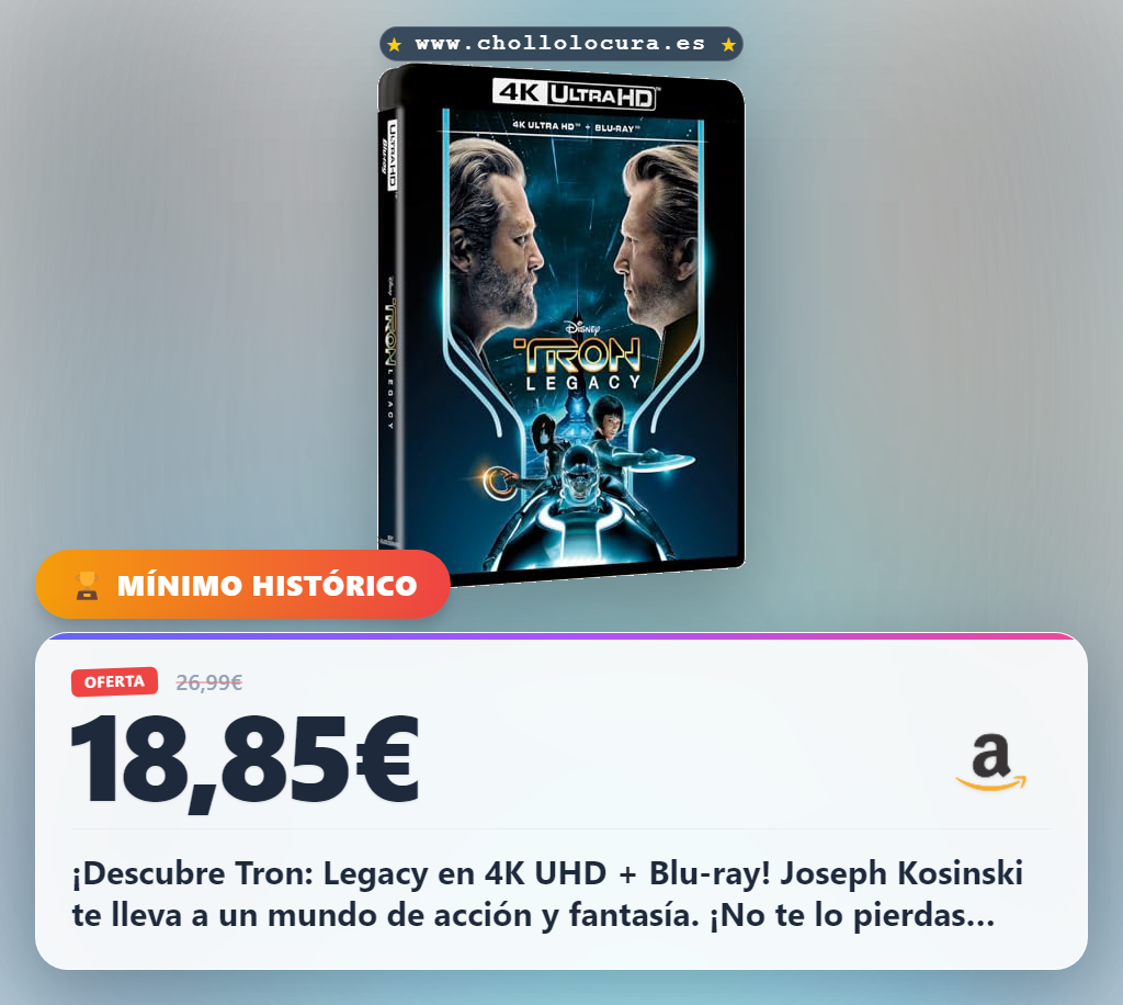 Tron: Legacy (2010) (Joseph Kosinski) (4K UHD + Blu-ray)