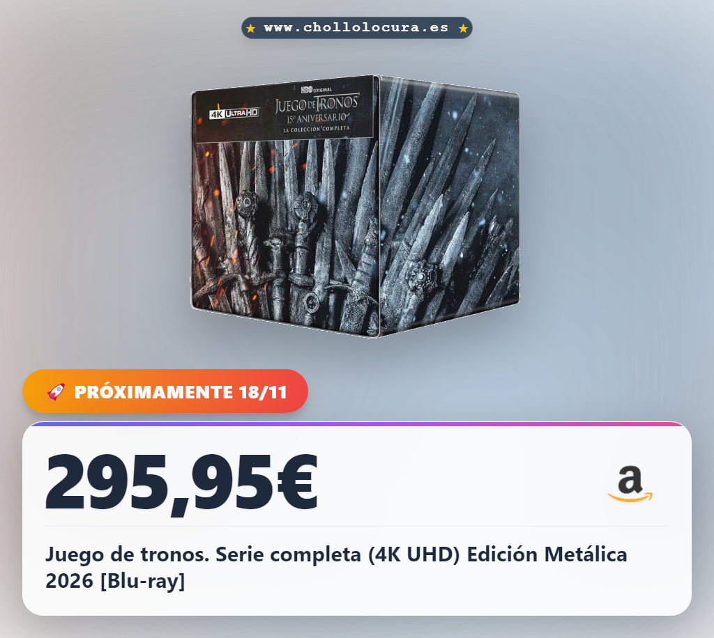 Juego de tronos. Serie completa (4K UHD) Edición Metálica 2026 [Blu-ray]