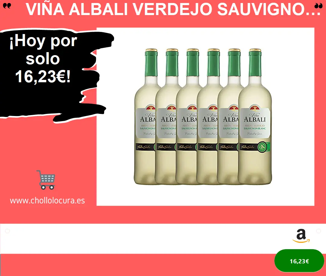 Viña Albali Verdejo Sauvignon Blanc-DO Valdepeñas - Pack 6 x 750ml