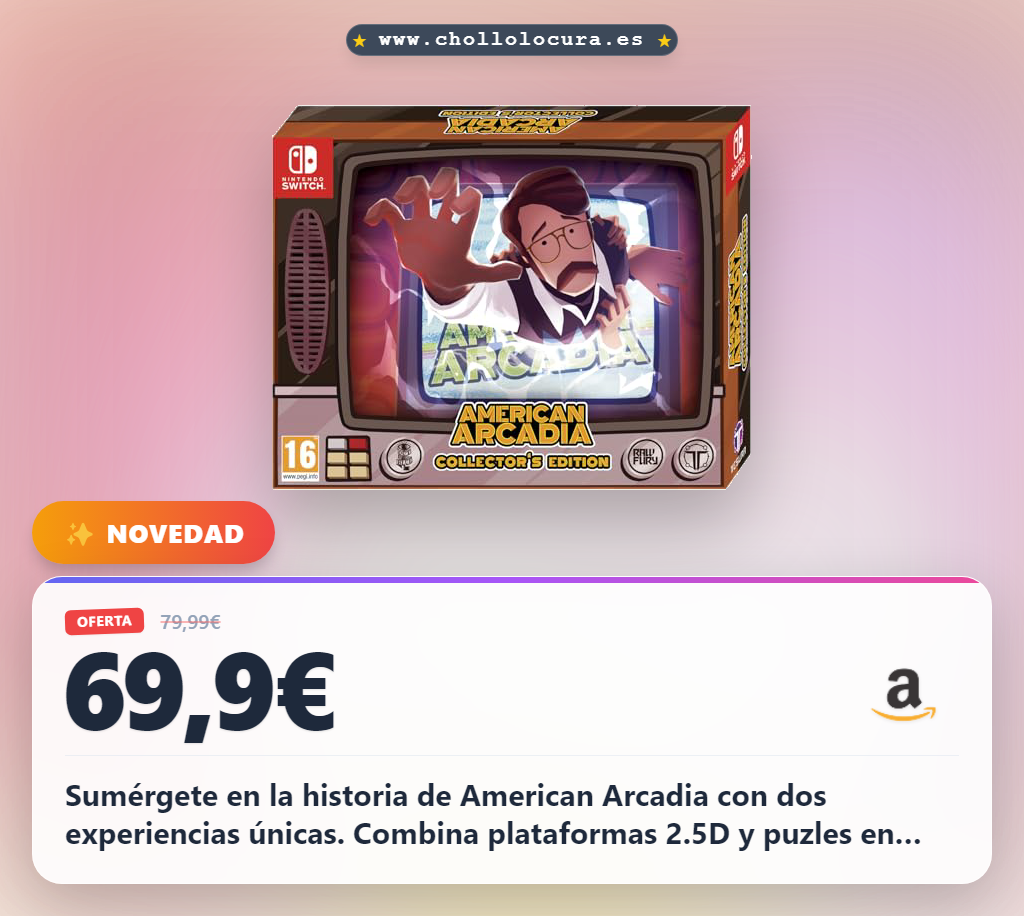 Consigue American Arcadia Collector's Edition para Nintendo Switch y disfruta de la historia original al mejor precio