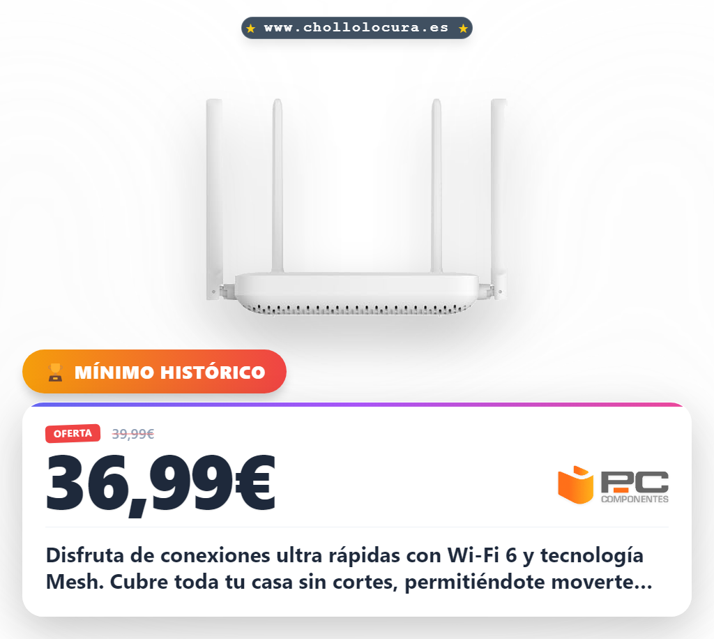 Disfruta de conexiones ultra rápidas con Wi-Fi 6 y tecnología Mesh. Cubre toda tu casa sin cortes, permitiéndote moverte libremente por la habitación. Disfruta de juegos fluidos y streaming en alta calidad. Conexión estable para todo tu hogar.