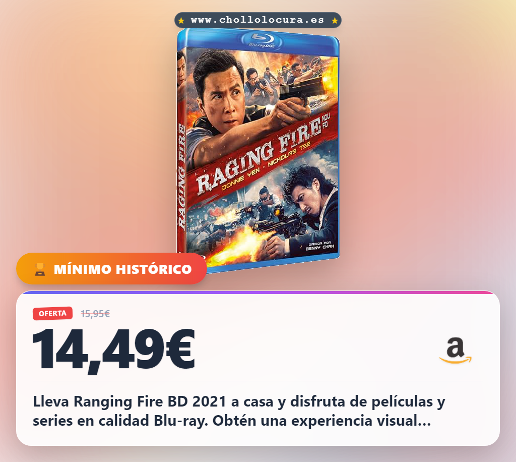 Disfruta de Ranging Fire BD 2021 con esta oferta de Blu-ray al mejor precio del año