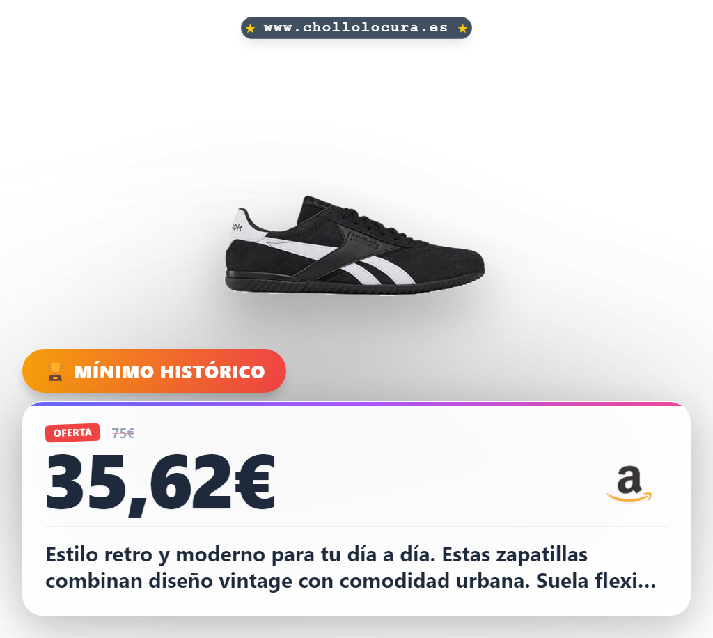 Consigue zapatillas Reebok Retro Ace unisex en negro y gris con estilo vintage al mejor precio