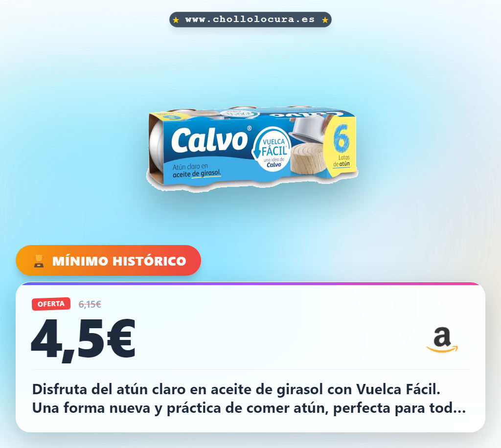 Aprovecha el atún claro en aceite de girasol con Vuelca Fácil, la nueva forma de comer atún para toda la familia