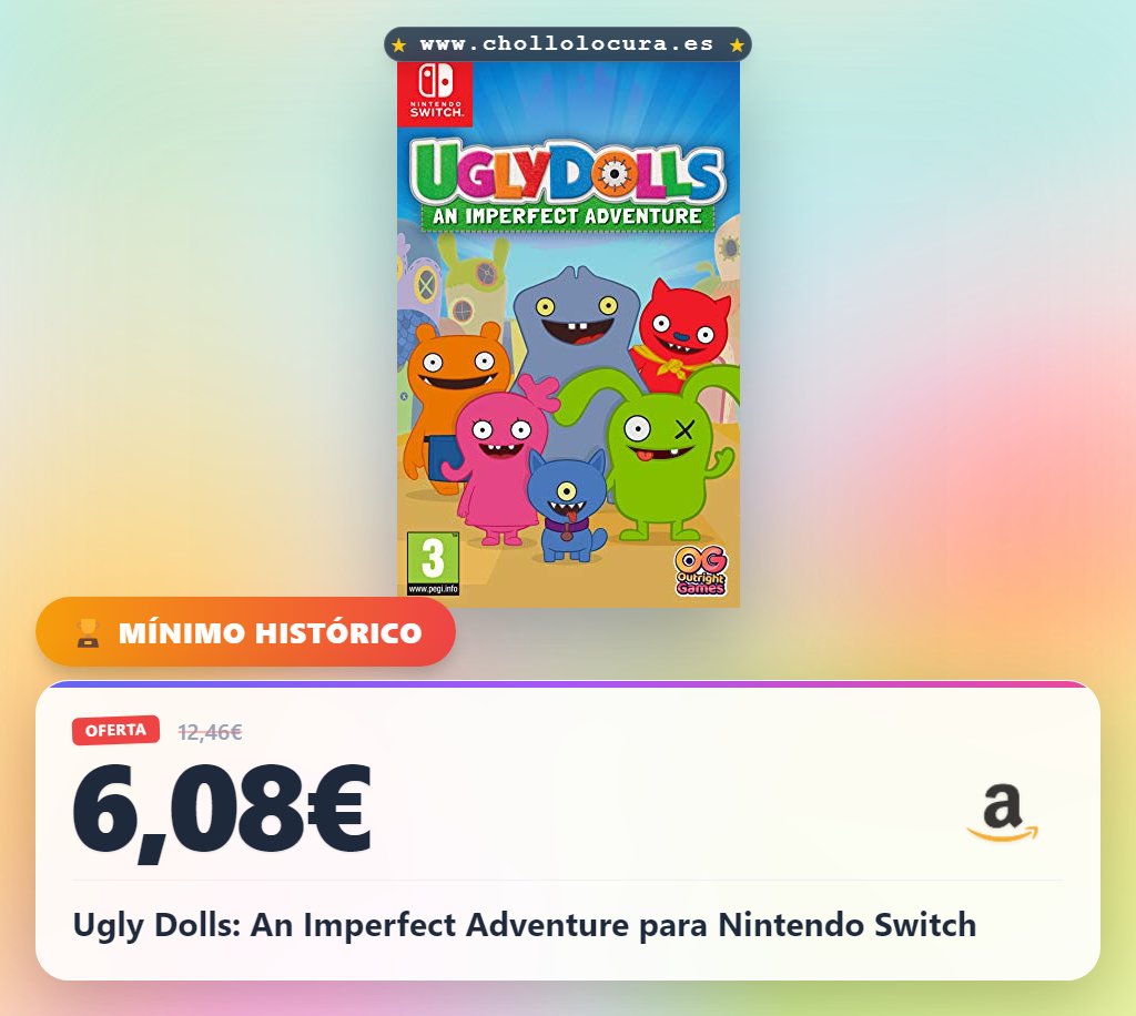 Adquiere Ugly Dolls: An Imperfect Adventure para Nintendo Switch y vive la aventura hoy al mejor precio