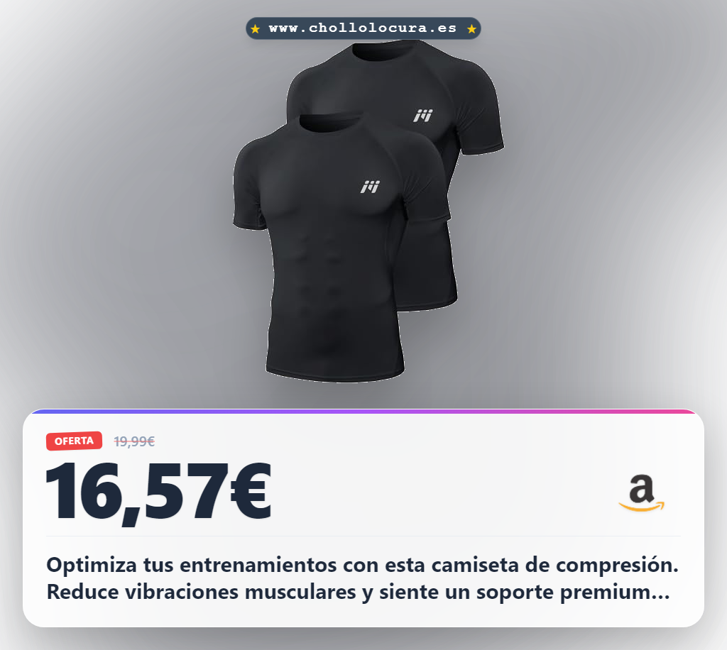 Consigue camiseta de compresión técnica para hombre. Manga corta y larga, transpirable para running y gym.